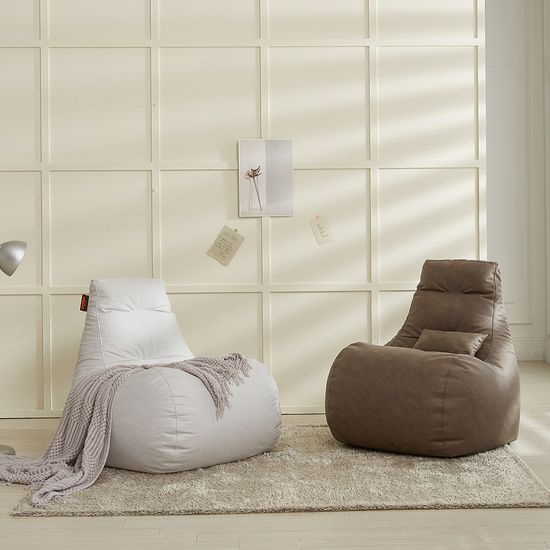 보니타 초대형 티아라 BF501 비건레더 빈백+풋스툴