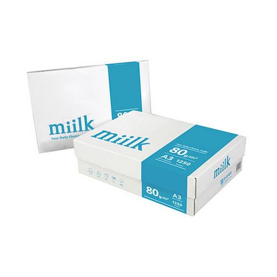 복사용지 밀크 A3/80g/250매X5권 297x420mm