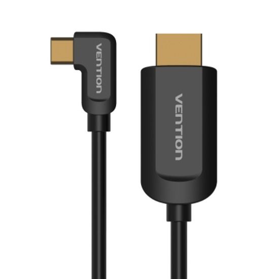 벤션 90도 C타입 HDMI V2.0 미러링 케이블 1.5m