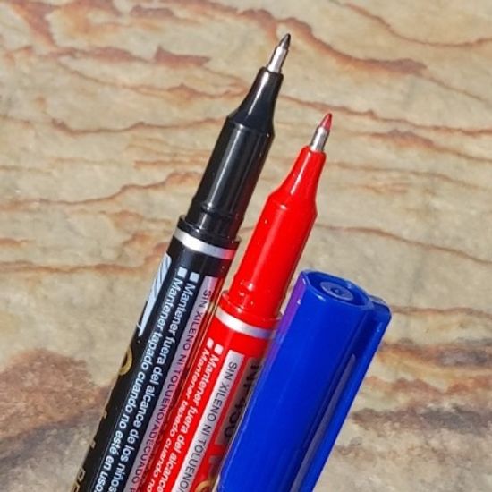 펜텔 유성마카/가는글씨용 네임펜 EF NF450 12자루