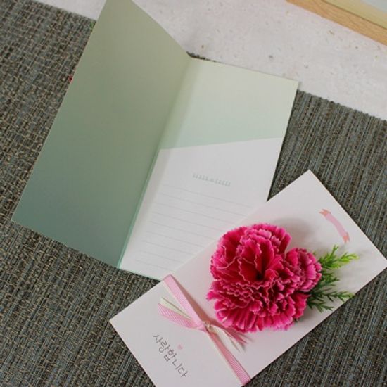 어버이날 명절 카네이션 실크플라워 용돈봉투