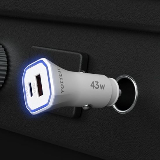 앨빈에스 43w PPS USB PD듀얼 초고속 차량용 충전기