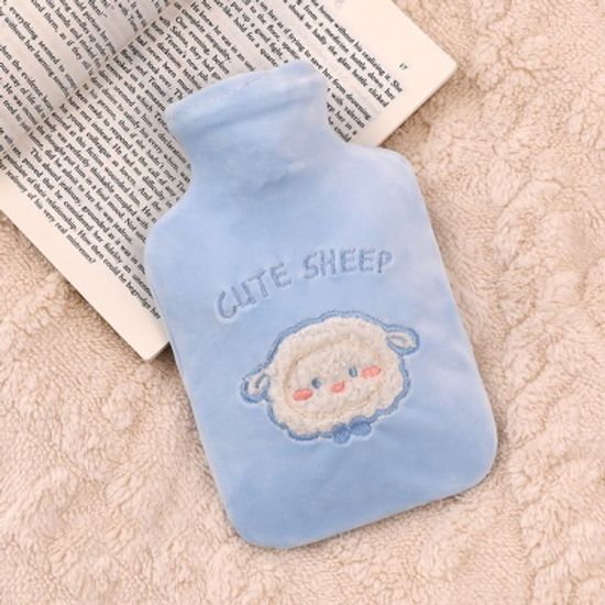 동물 뽀글이 털 자수 보온 물주머니 350ML 찜질 핫팩