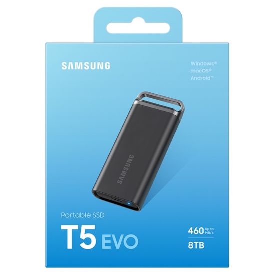 삼성전자 삼성 T5 EVO 외장SSD 포터블 8TB MU-PH8T0S