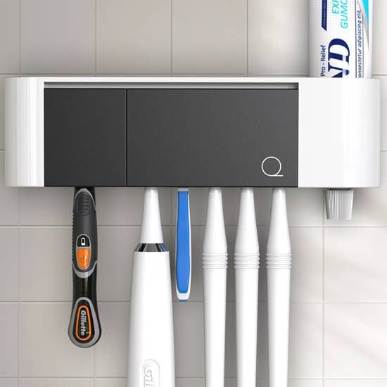 O2케어 POP아노다이징 오픈형 칫솔살균기 24시간 살균