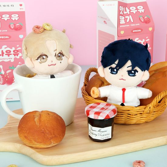 작전명 순정 인형 키링 2종