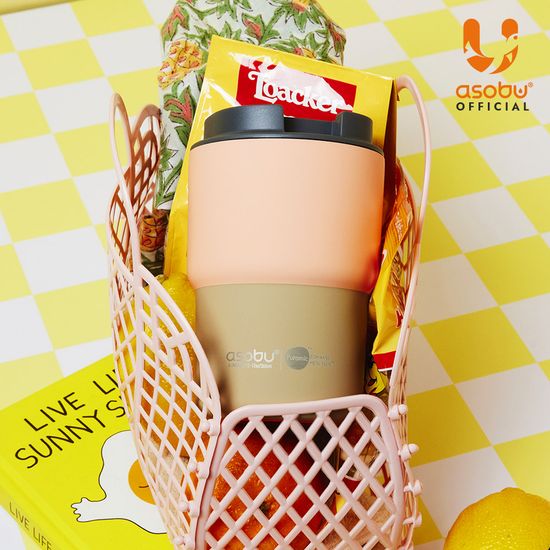 아소부 세라믹텀블러360ML 커피익스프레스 파스텔그린