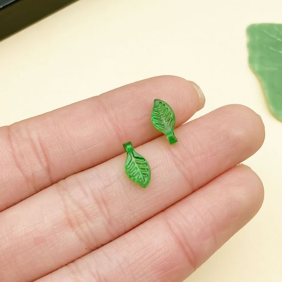 나뭇잎 비즈 공예 재료 화분 식물 키링 끈갈피만들기