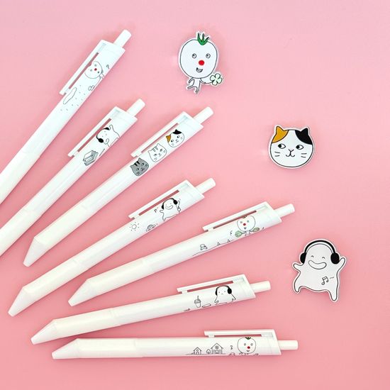 [제로지볼] 캐릭터 에디션 0.7mm 블랙잉크 세트