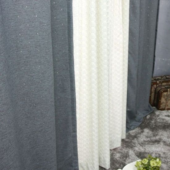 은하수 암막커튼 - 블루그레이