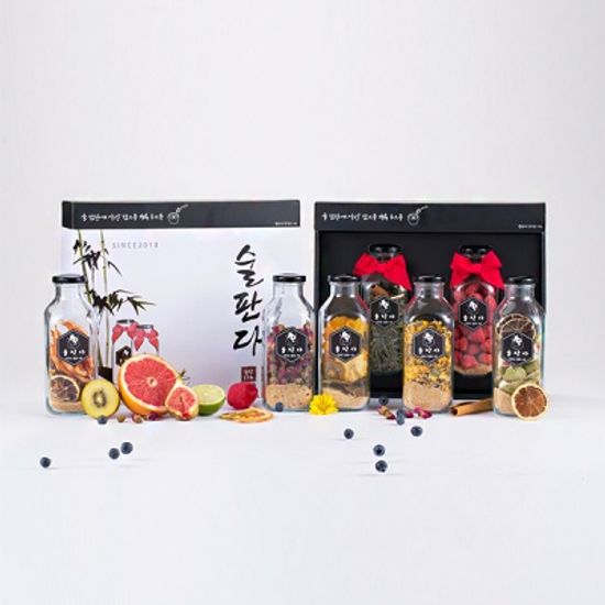 (NEW) 술판다 담금주 키트 2구 선물세트 (500ml)