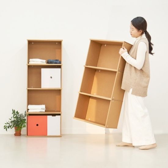 종이 책장 ㅁㅁㅂㅂ 1단(2개묶음)