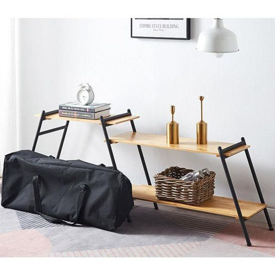 더크린 캠핑 우드선반 수납가방 2단(WFDC5CA)