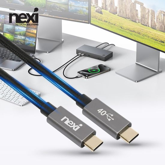 (NEXI) 넥시 USB4 C to C 케이블 (0.5m~1m)