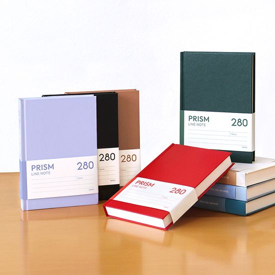 프리즘 280 라인 양장 노트 (B6, 32절)