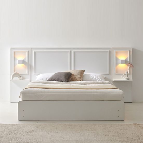 보루네오 캐슬 평상침대Q 7존매트(사이드패널2개)