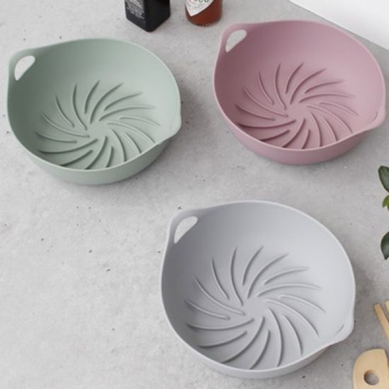 실리콘 에어프라이어 용기 3컬러