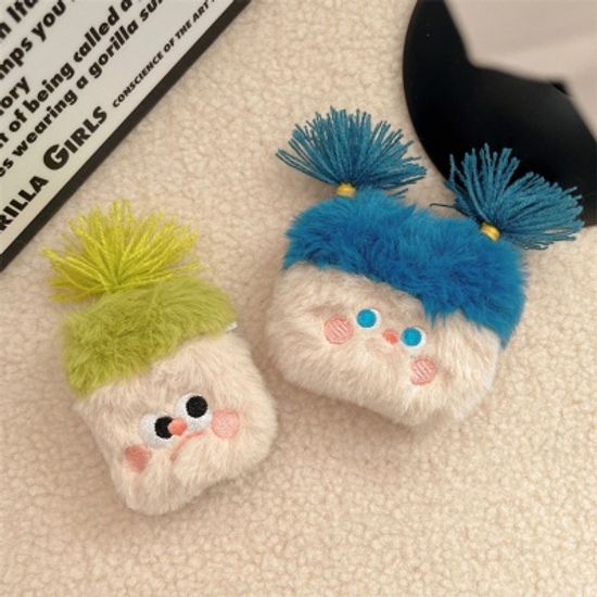 에어팟 3 2 1세대 프로 pro2 커플 아기 인형 털케이스