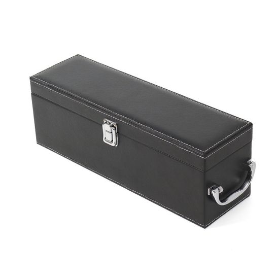 비노바인 가죽 와인케이스 캠핑 와인 캐링백 1구 블랙