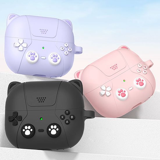 갤럭시 버즈3 프로3 고양이 레트로 게임기 케이스