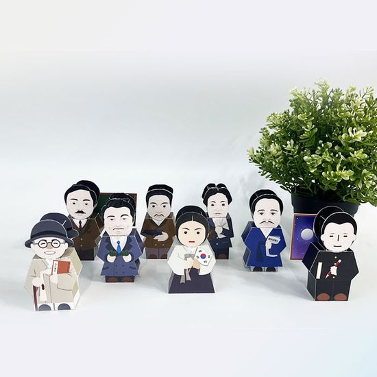 독립운동가2SET (독립운동가스티커+페이퍼토이10종)