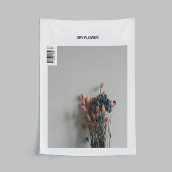 자석형 패브릭포스터 드라이플라워 가리개커튼L