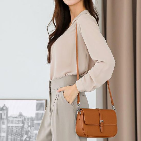 랭버티 소가죽 크로스백여자여성학생직장인
