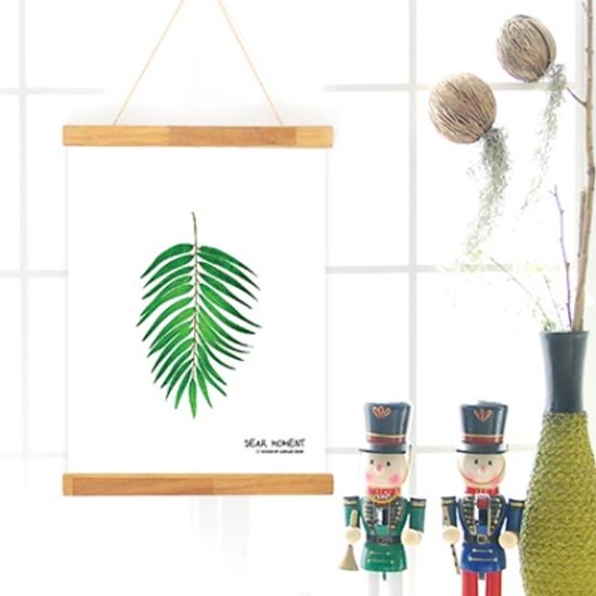 팜리프 트로피칼 패브릭포스터 L Size + 행잉액자 set