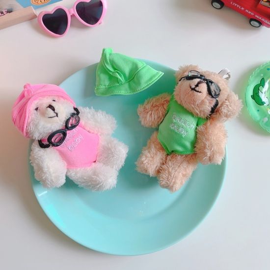 수영선수 볼터치 곰돌이 인형 키링(2종)