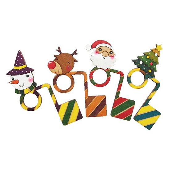 [캐릭터우드DIY] 성탄 손가락책갈피