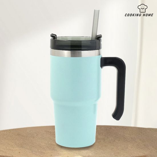 [쿠킹홈] 강력 보온보냉 빨대텀블러 600ml 5종