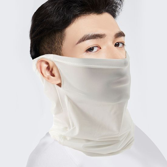 [젠웨어] 시원텐 귀걸이형 쿨 멀티스카프(화이트)