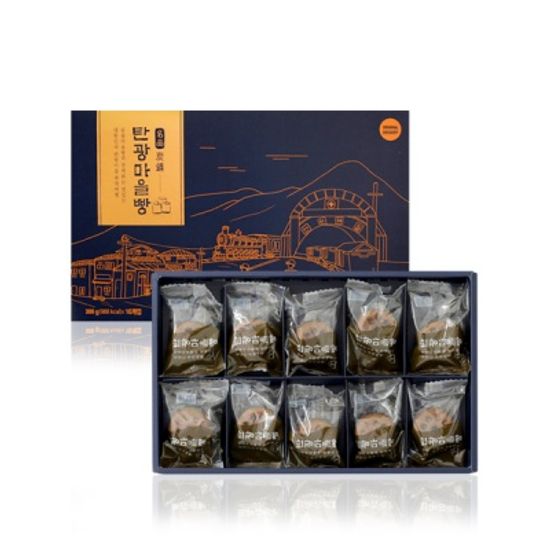 [오븐] 맛있는 추억여행, 연탄빵 10개입 (초코빵+복분자앙금)