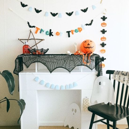 할로윈 호막 유령 모빌 데코