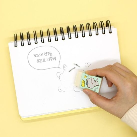 핑크풋 쪼꼬미친구들소프트지우개