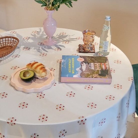 한국 전통 패브릭포스터 16 나비떨잠 설백색