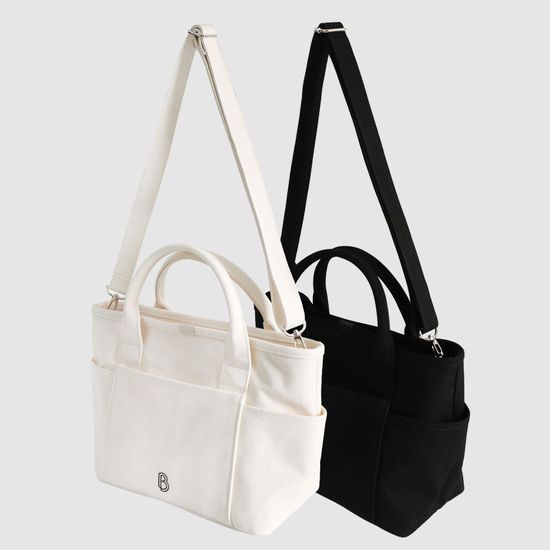 캔버스 웨어러블 토트 숄더백