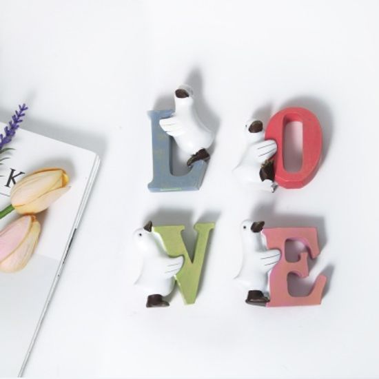 NEW 오리 LOVE 이니셜 소품 