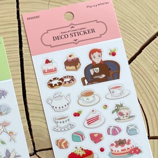 빨강머리앤 투명데코 스티커