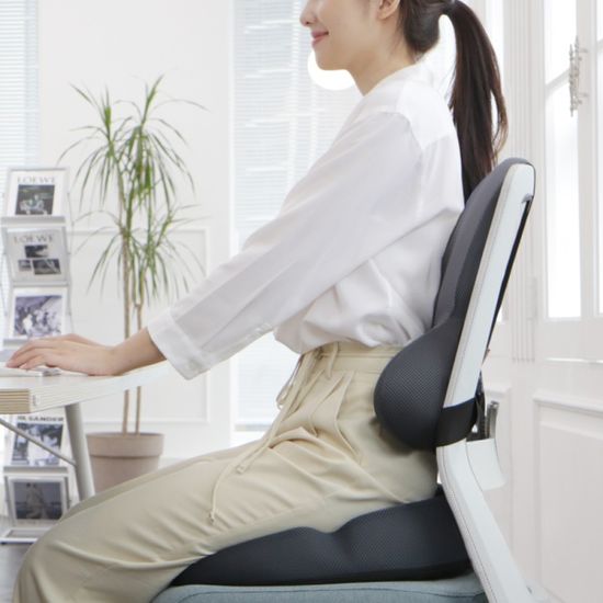 베네폼 메모리폼 허리쿠션 방석 세트 허리업+힙업