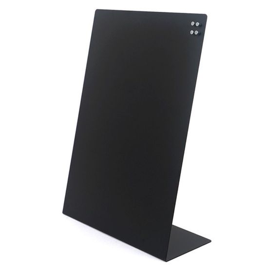 A4 스틸보드판+미니자석 L형 스탠딩 메모판 게시판[WC