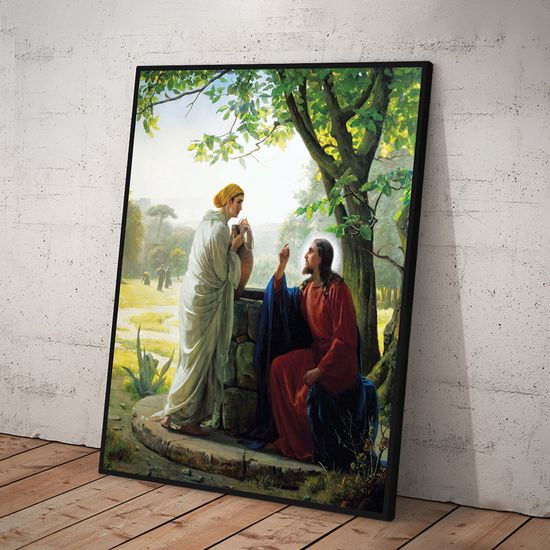 칼 블로흐 - 그리스도와 사마리아 여인