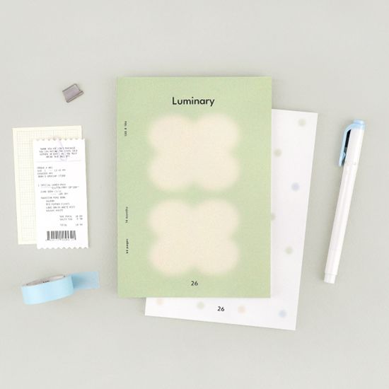 [대시앤도트] 2026 루미너리 먼슬리 다이어리(날짜형)