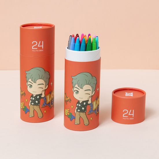 [모나미] TinyTan 모나미 프러스펜 24색 세트