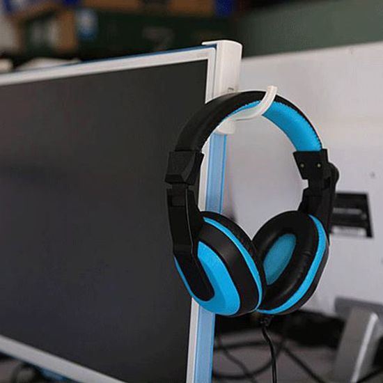 엑센트 모니터 부착식 헤드셋 거치대 홀더