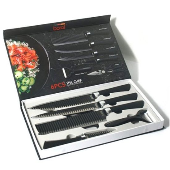 보랄 더 쉐프 칼 가위 6종 세트 BR-DS600ST
