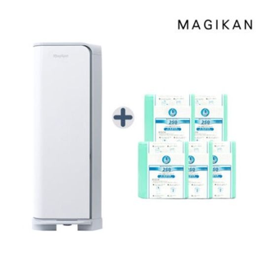 MAGIKAN 매직캔 휴지통 엣지2 30L 리필세트 2년분량