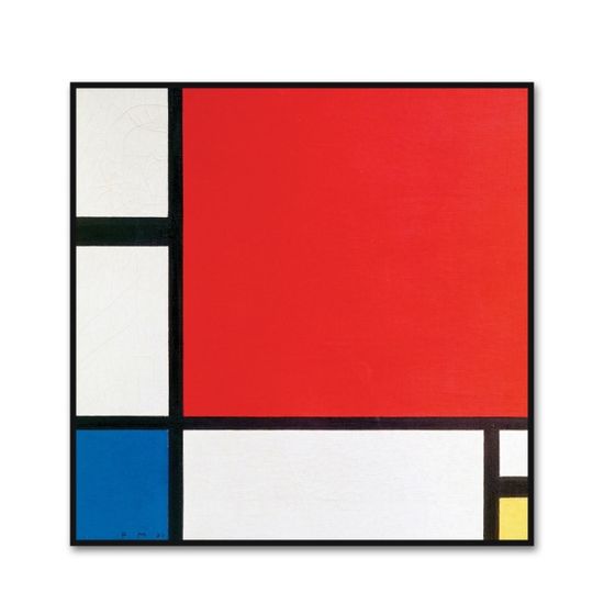 [더벨라] 몬드리안 - 빨강, 파랑, 노랑의 구성