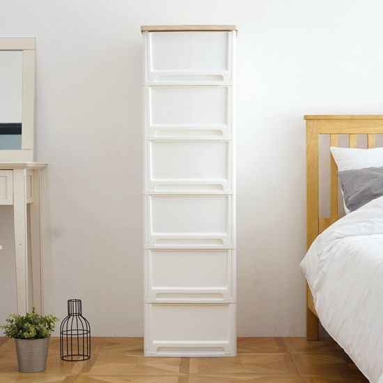 어반 우드상판 베이직 서랍장 6단 (3color)