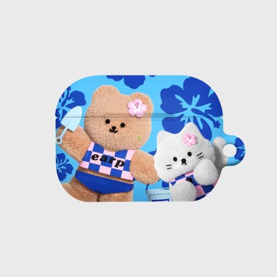 ALOHA COVY AND CHICHI-BLUE(에어팟프로-하드)